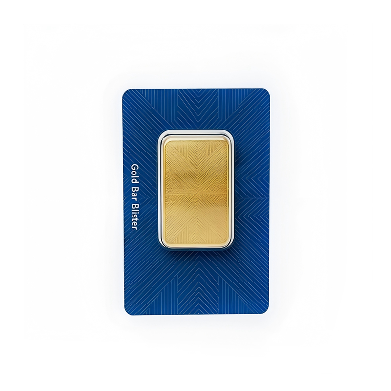 Gold Bar Security Blister Card