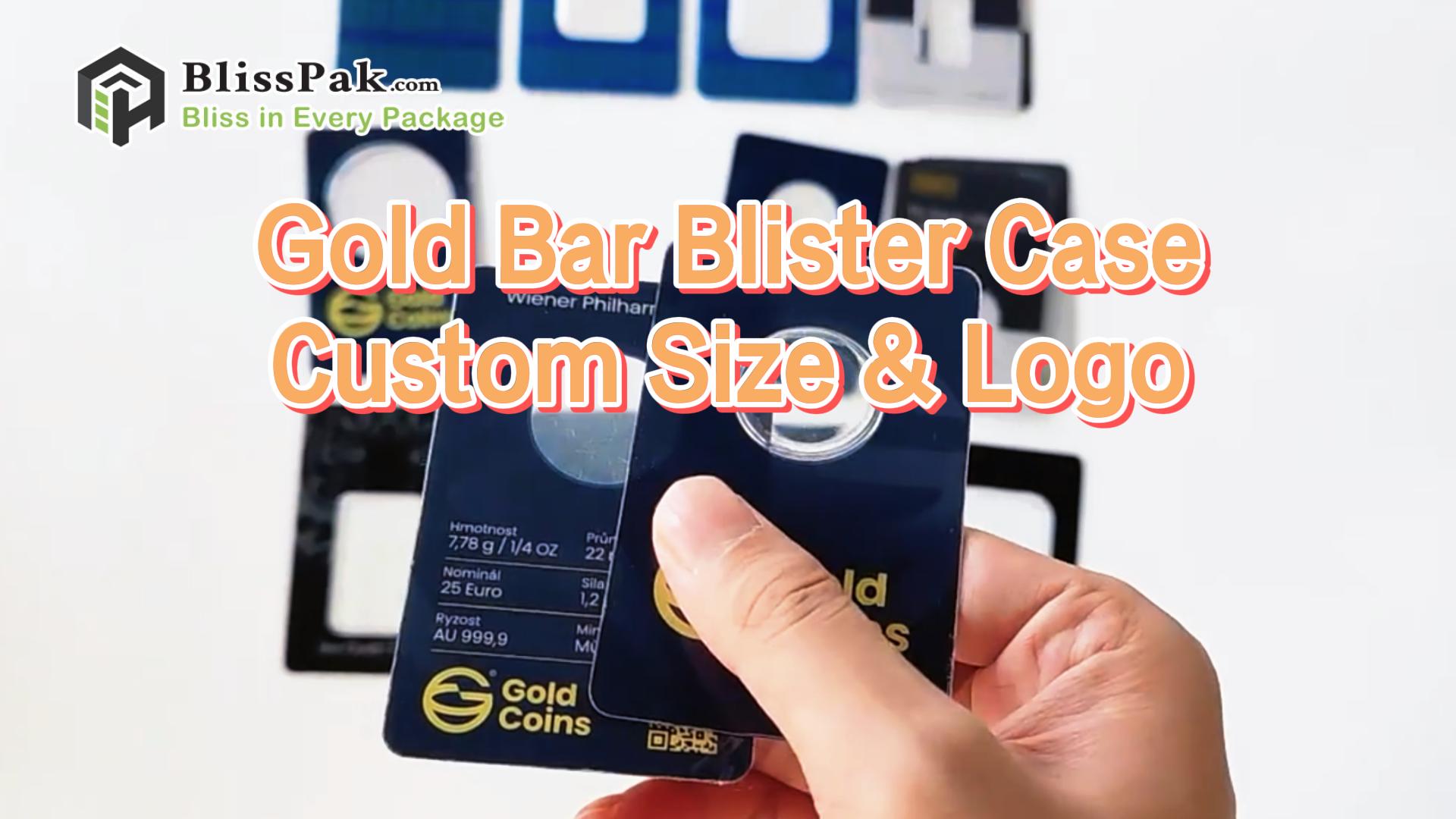 Premium Gold Bar Blister Case