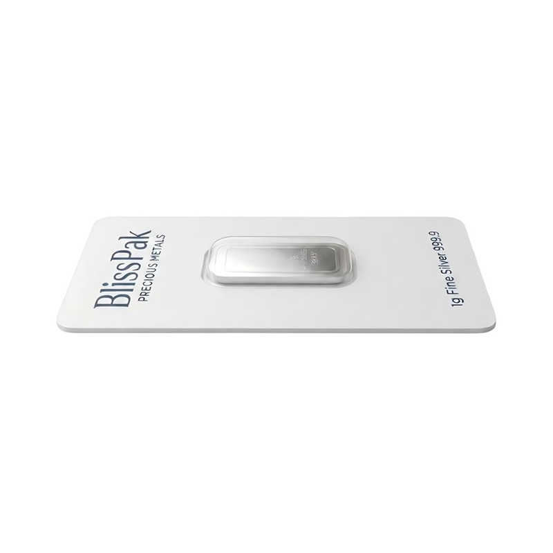 Silver Bar Packaging Blister Card Supplier