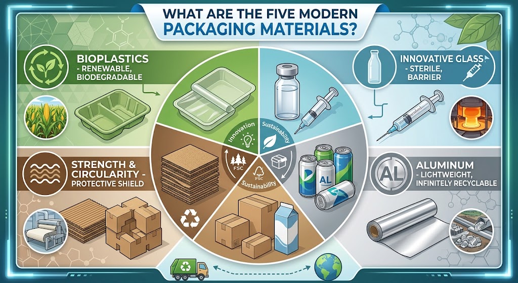 The Five Modern Packaging Materials