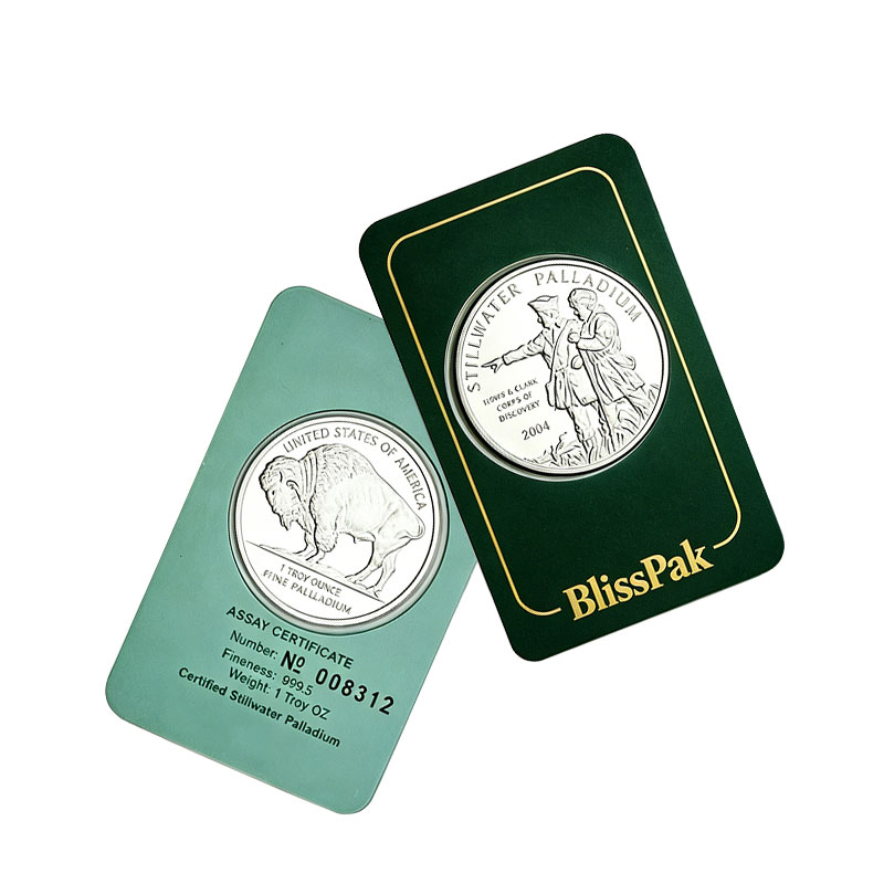 Silver Commemorative Coin Blister Card