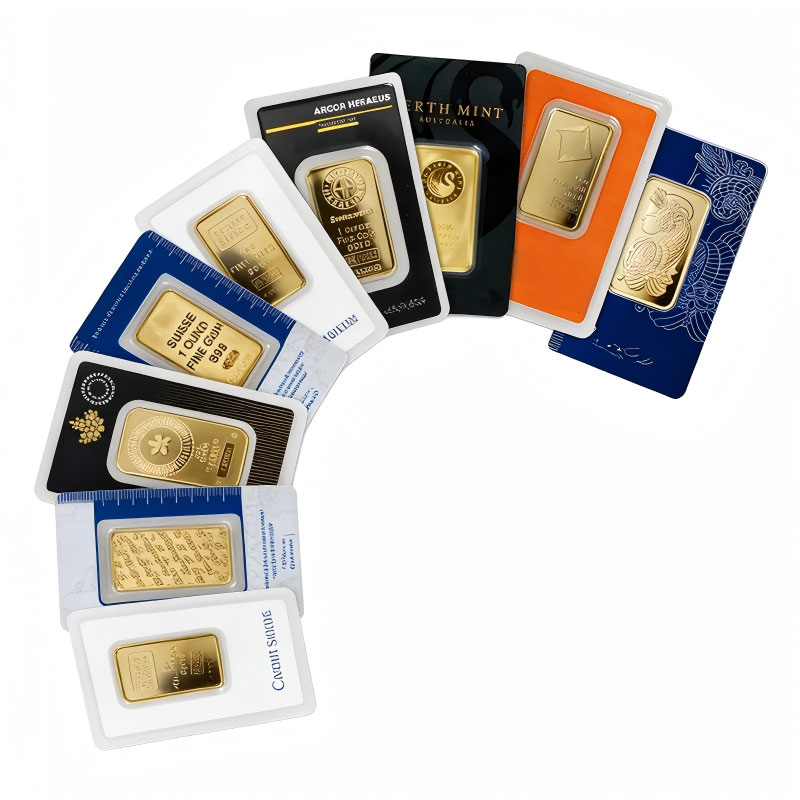 Gold Bar Clamshell Blister Packaging