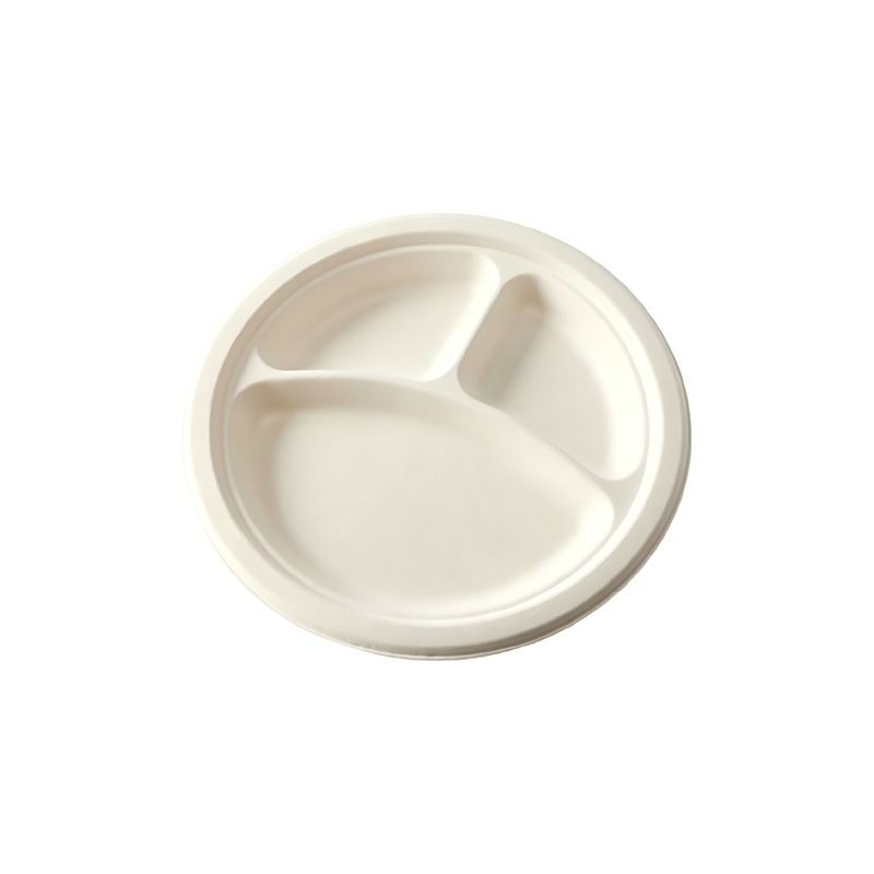 Compostable Sugarcane Bagasse Plates