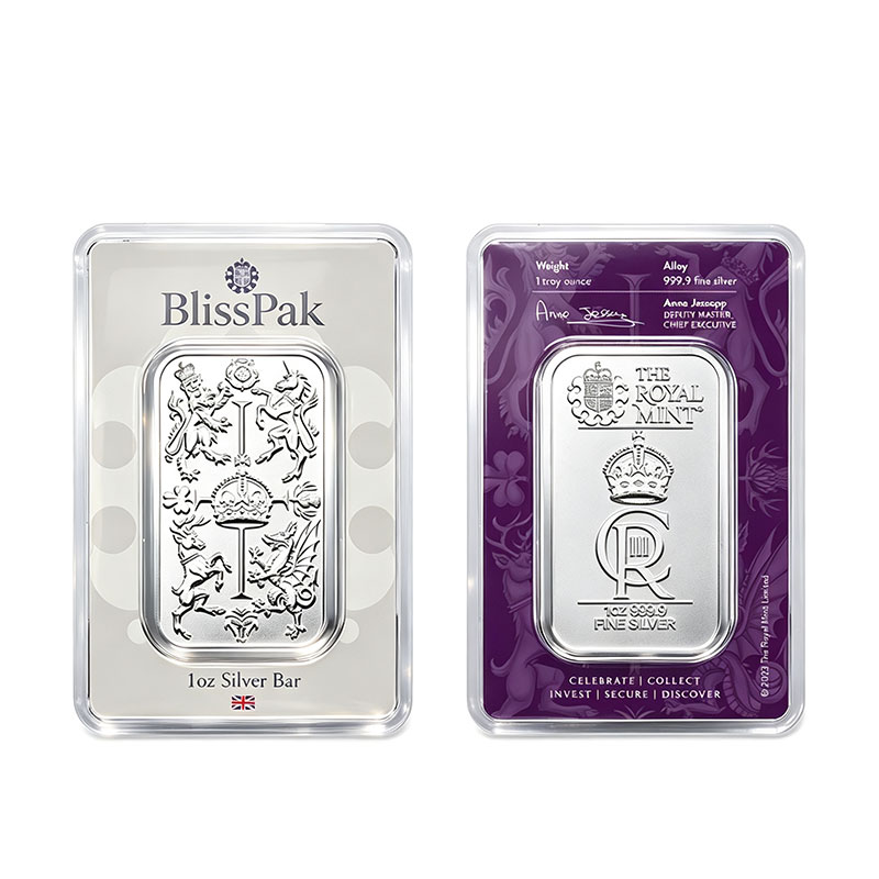 Custom Silver Bullion Bar Blister Packaging