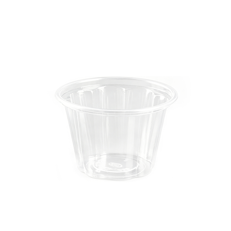 Plastic Blossom Shape Jelly Cups