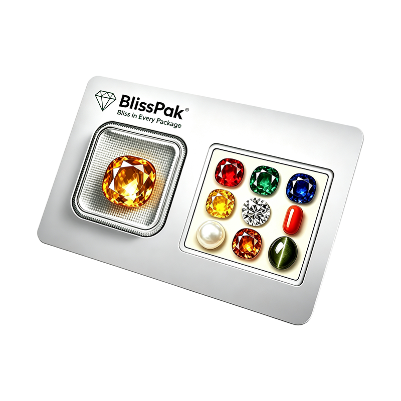 Custom Loose Gemstone Blister Card