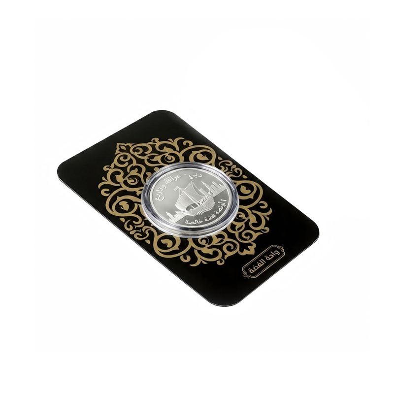 Self-Adhesive Sliver Coin Packaging