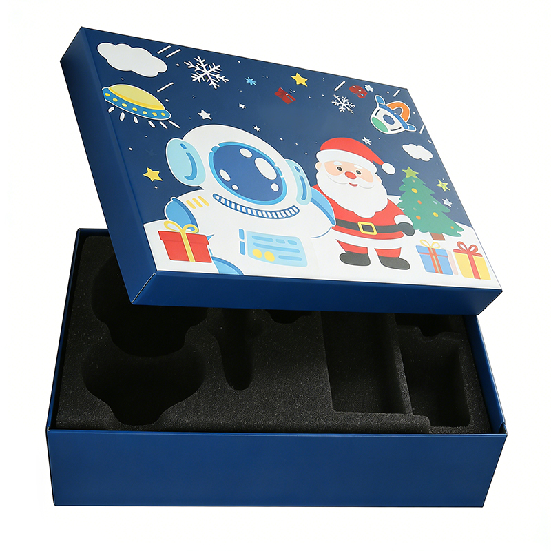 Flocked Christmas Ornament Storage Tray