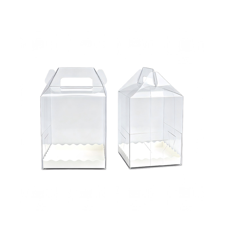 Custom Clear Plastic Cake Containers with Handle