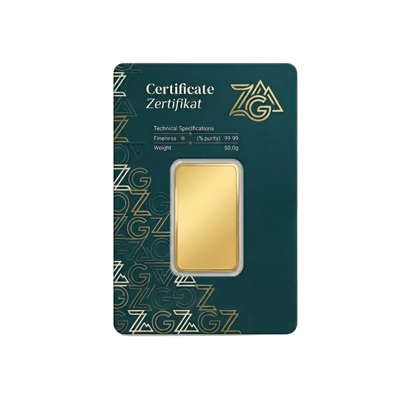 Tamper Evident Gold Bar Assay Card