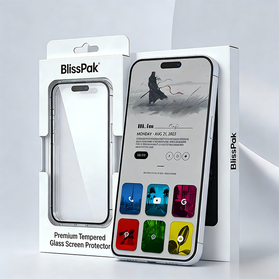 Clamshell Packaging for Screen Protector