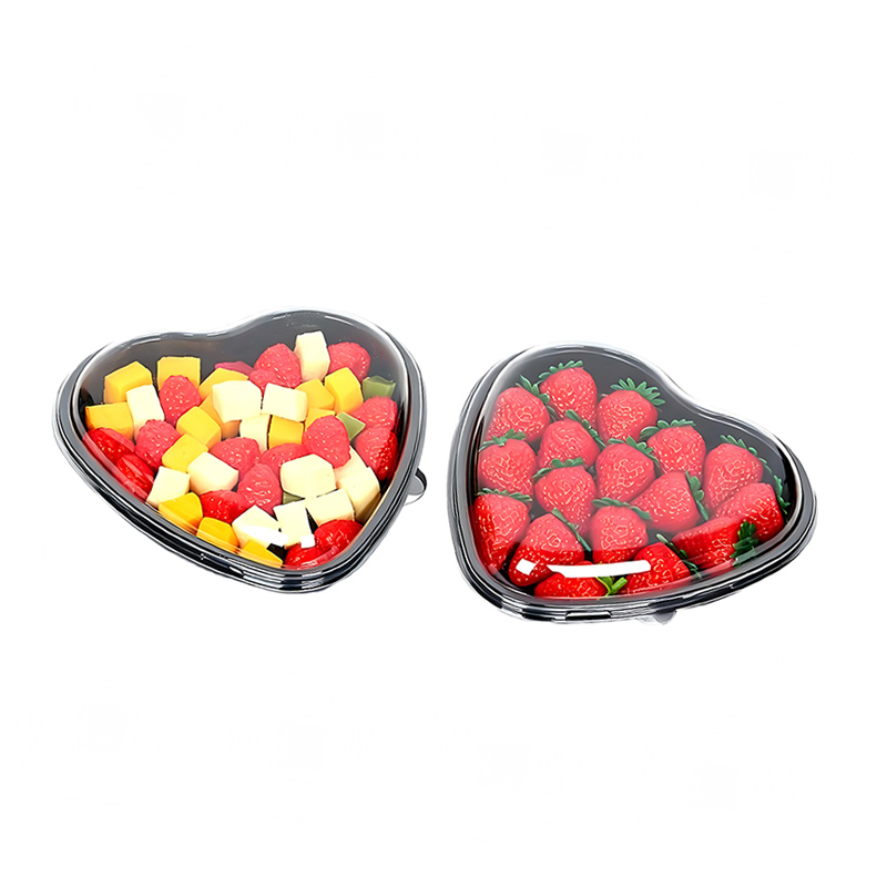 Heart-Shaped Transparent Plastic Tray Supplier