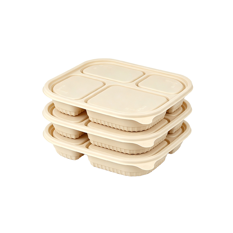 Cornstarch 4 Compartment Lunch Box