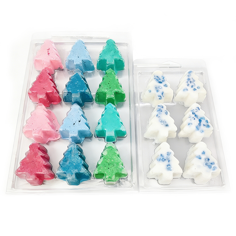 Christmas Tree Shape Wax Melt Clamshell