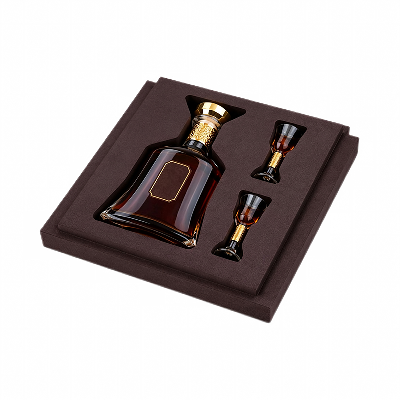 Custom Flocked Wine Bottle Tray