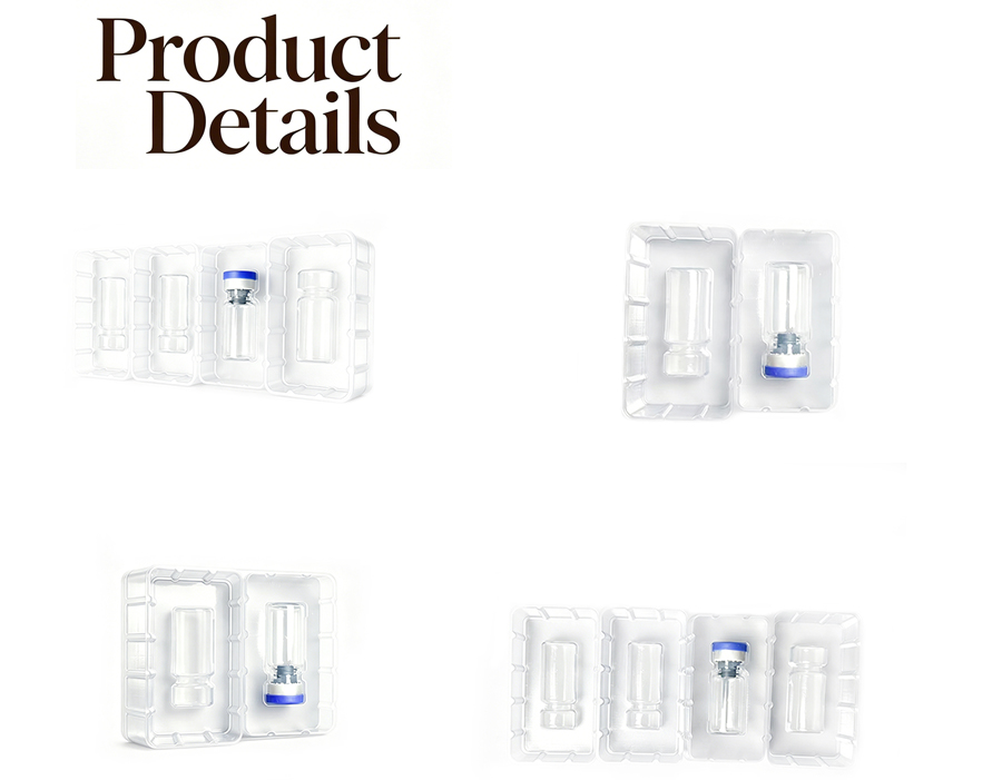 Transparent Plastic Injection Vial Tray