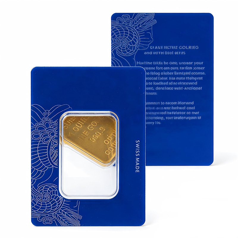 Custom Plastic Gold Silver Bar Packaging
