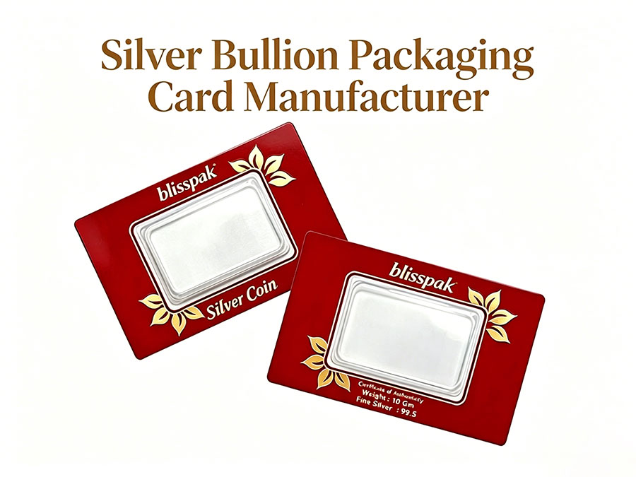 Silver Bullion Packaging Card Manufacturer