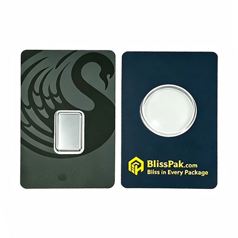Custom Rectangle Coin Card Supplier
