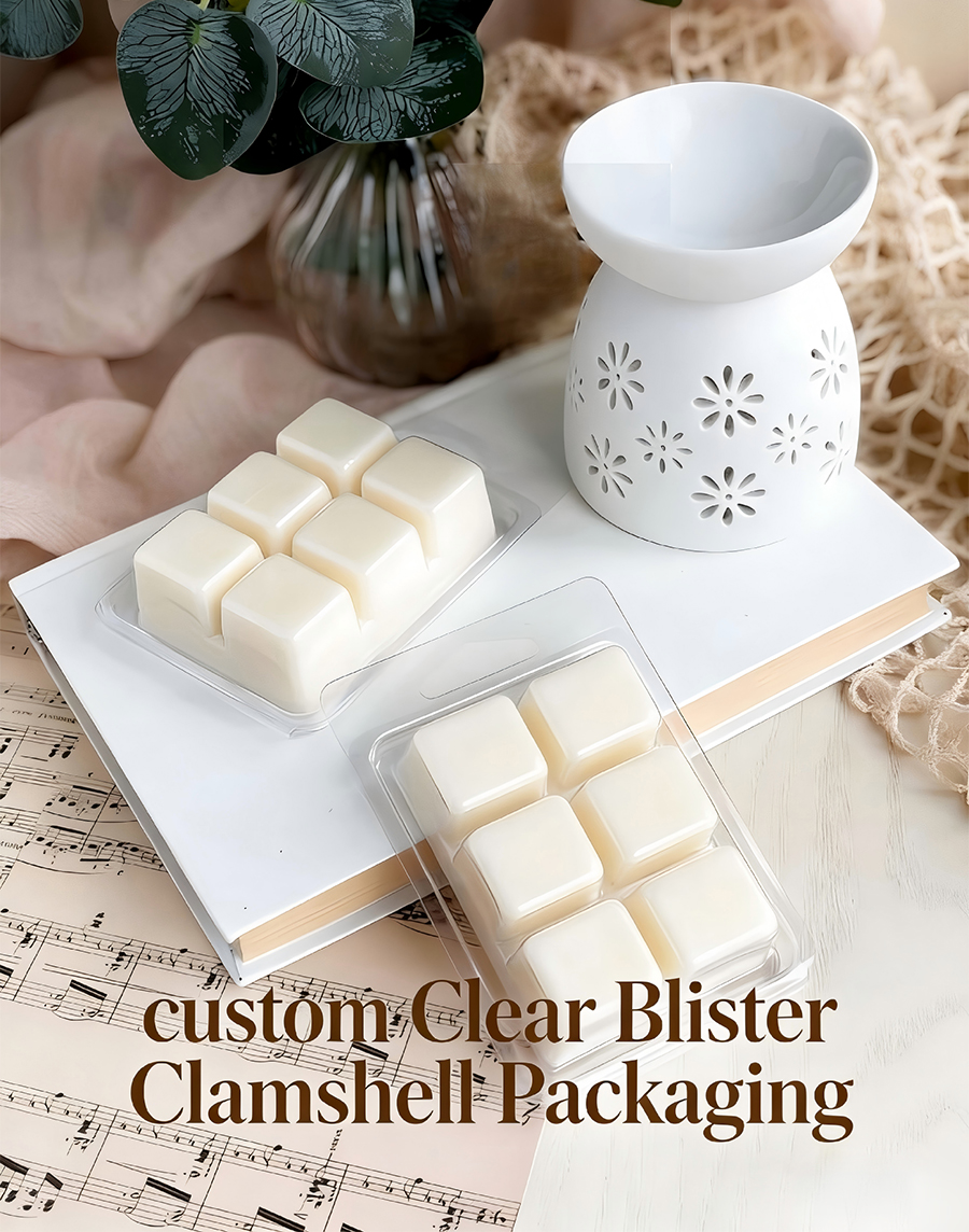 Clear Blister Clamshell Packaging for Wax Melts