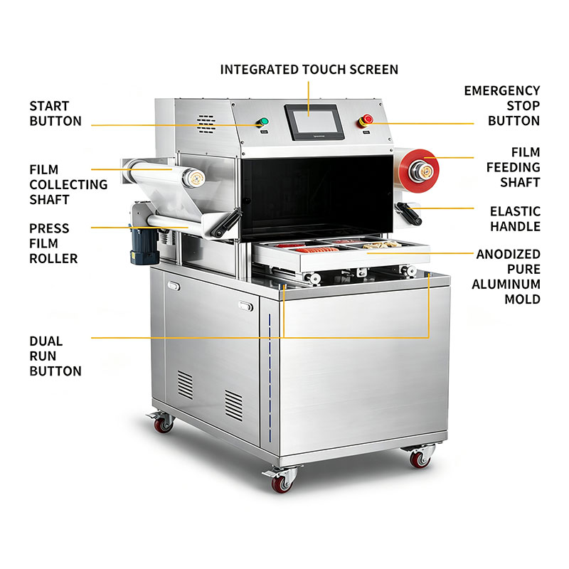 Vertical Automatic Skin Vacuum Packaging and Tray Sealing Machines