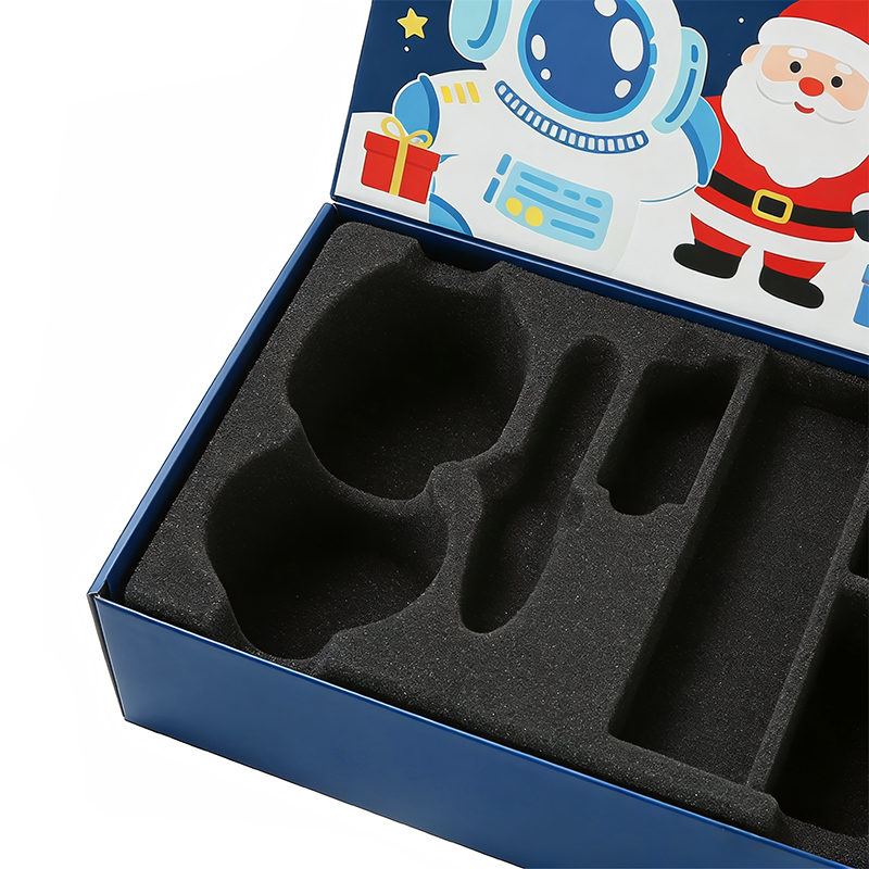 Flocked Christmas Ornament Storage Tray