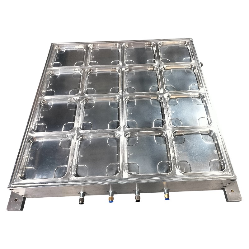 Three-Compartment Takeaway Food Container Thermoforming Mold