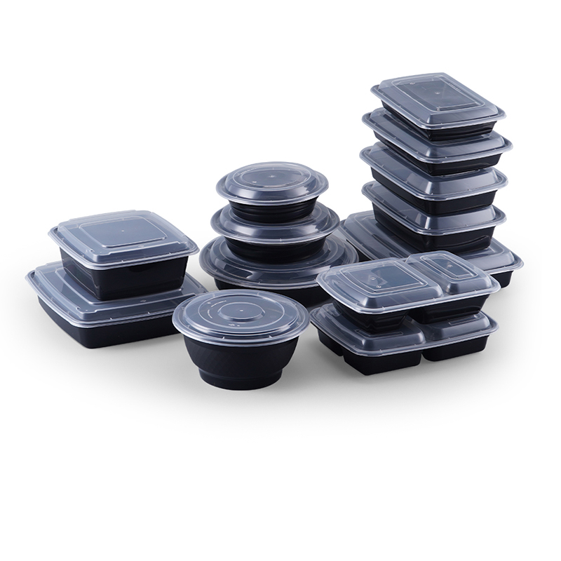 Microwavable Plastic Takeaway Food Container