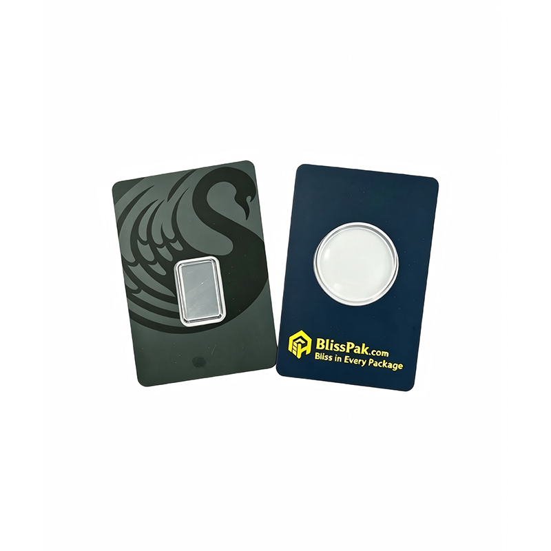 Custom Rectangle Coin Card Supplier