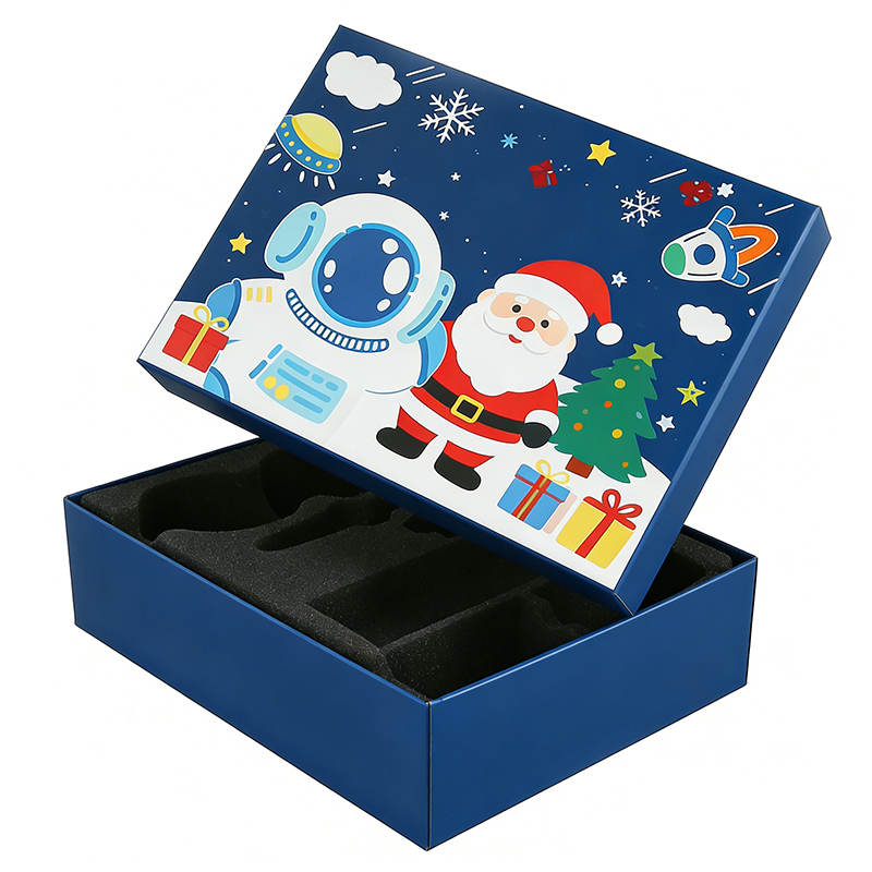 Flocked Christmas Ornament Storage Tray