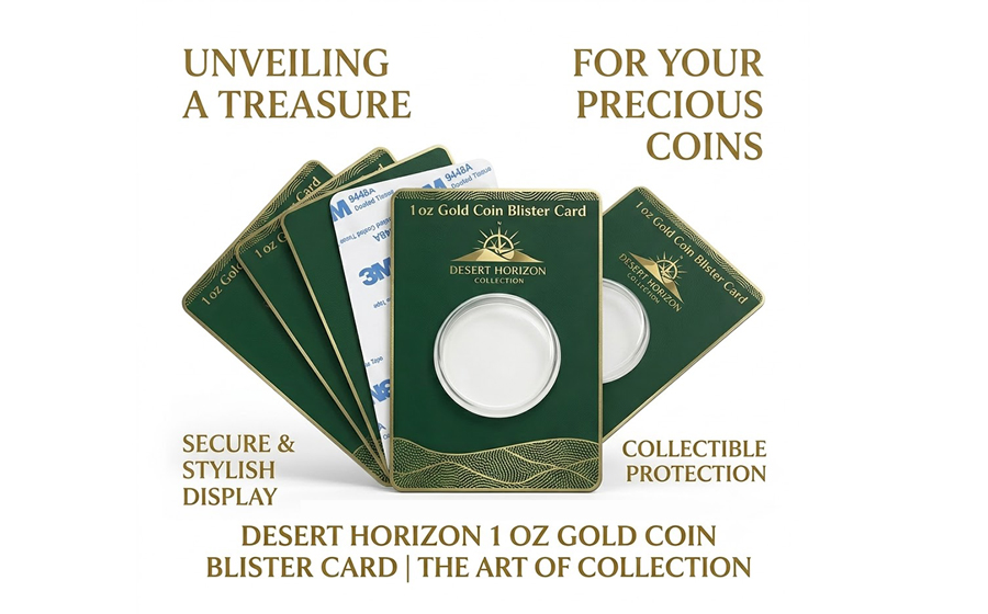 1 oz Gold Coin Blister Card