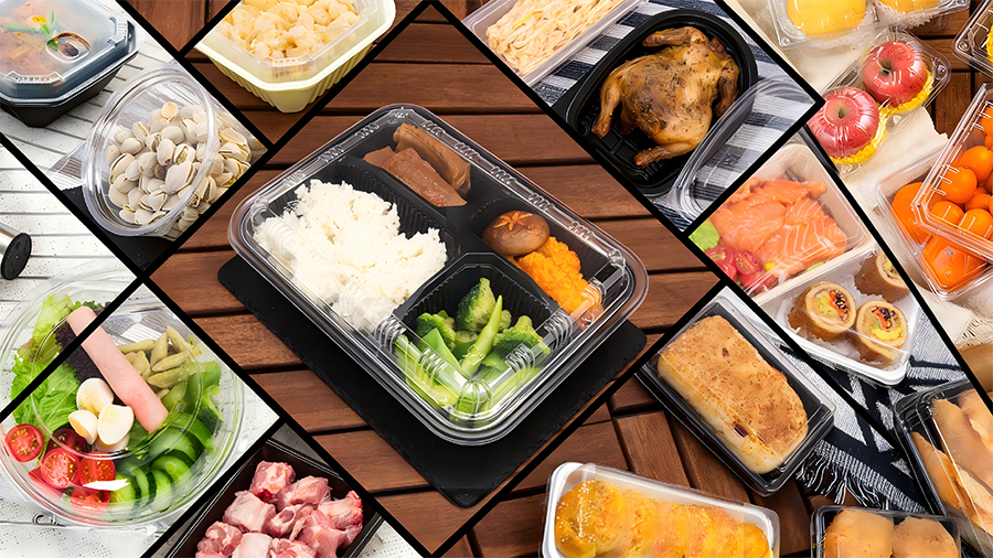 4 Compartment Blister Food Container