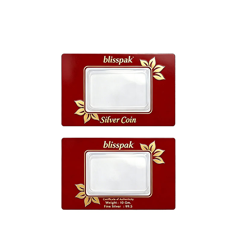 Silver Bullion Packaging Card Manufacturer