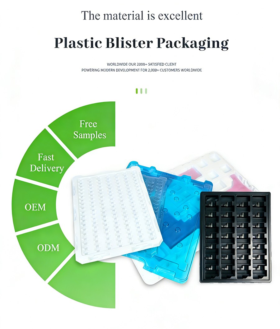 Custom PET Blister Tray for Industrial Precision Components