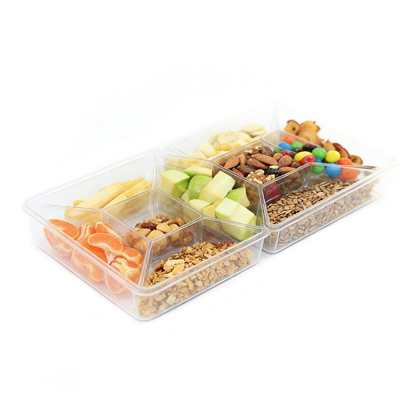 Custom Disposable Divided Blister Snack Tray