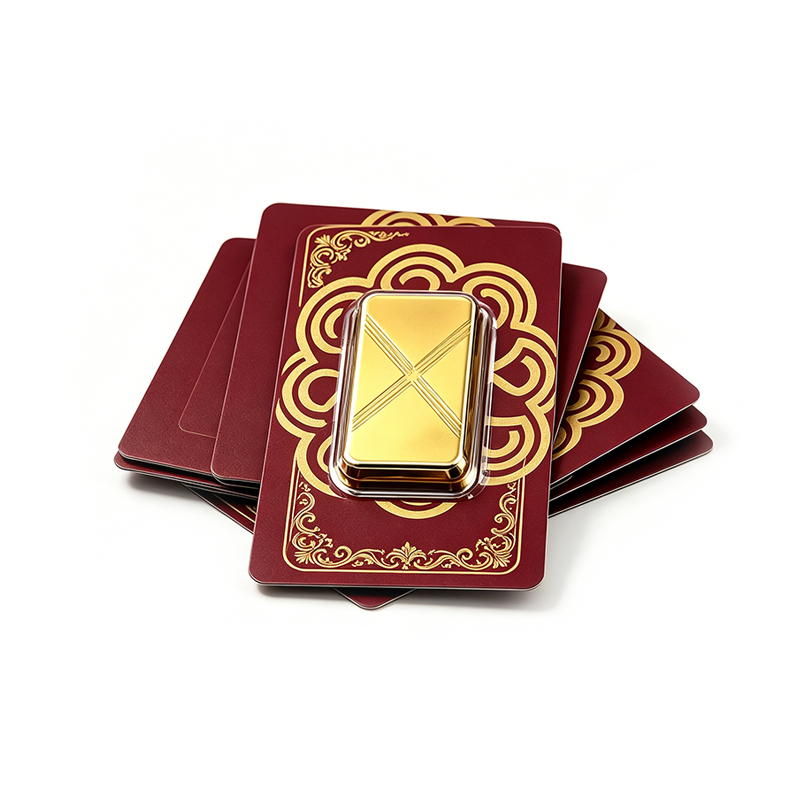 Gold Bar Security Blister Card
