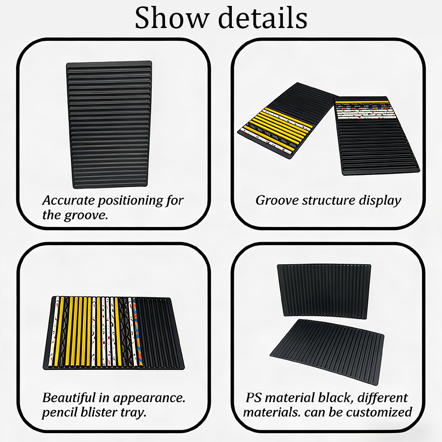 Custom Pencil Blister Packaging Tray