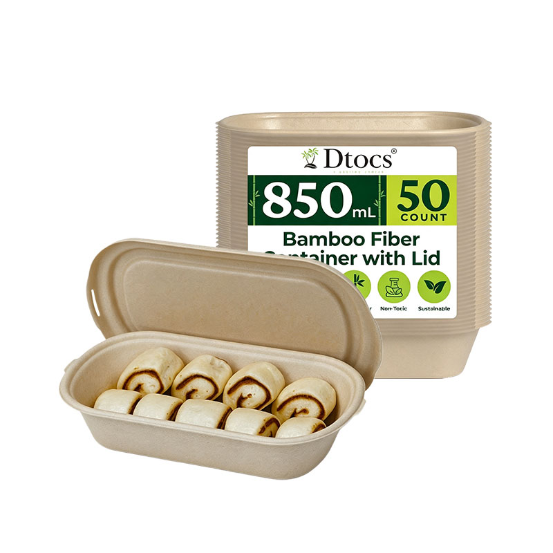 Bamboo Fiber Meal Prep Containers Supplier