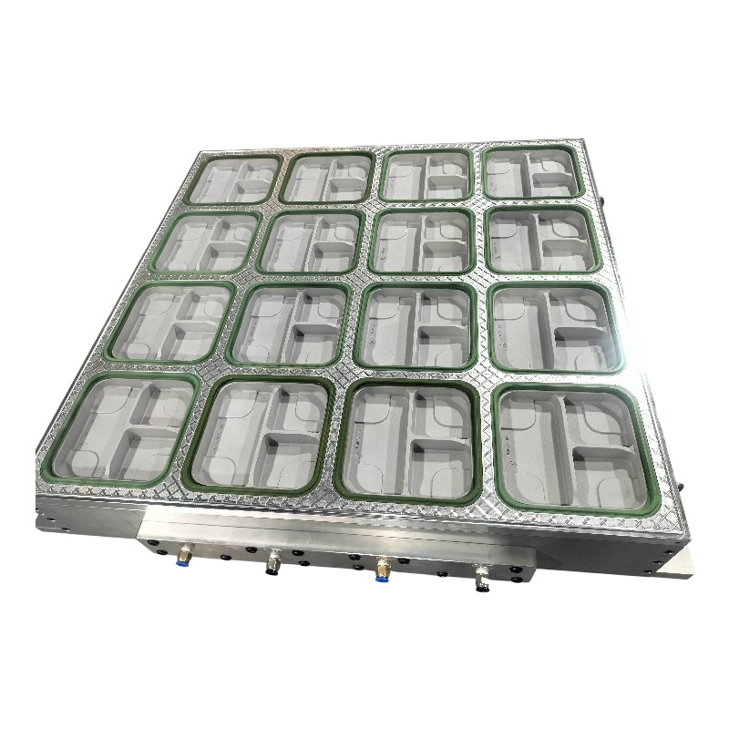Three-Compartment Takeaway Food Container Thermoforming Mold