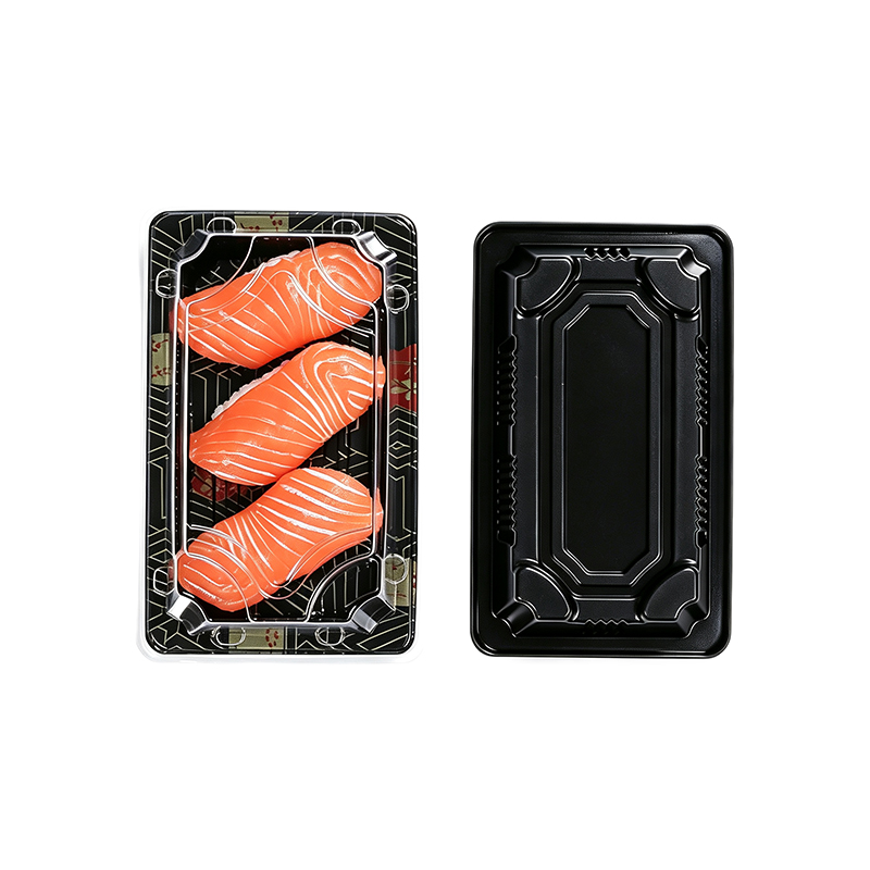 Custom Printed PET Sushi Tray