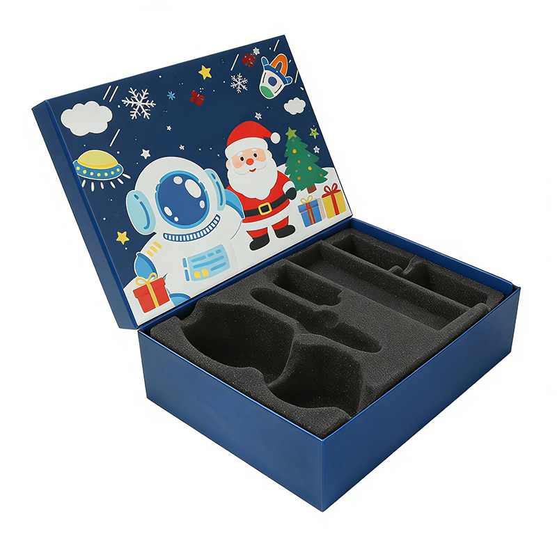 Flocked Christmas Ornament Storage Tray