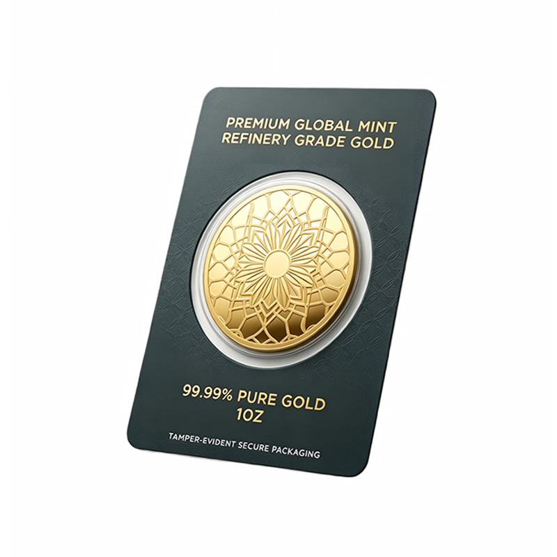 Factory Price Gold Coin Blister Card