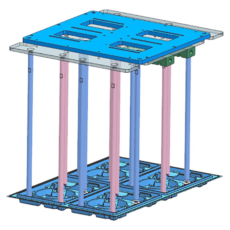 Disposable Thermoformed Catheter Tray Mold