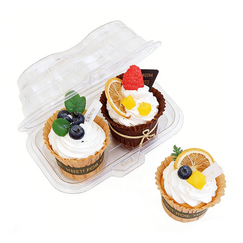 Custom Clear Plastic Cupcake Carry Boxes