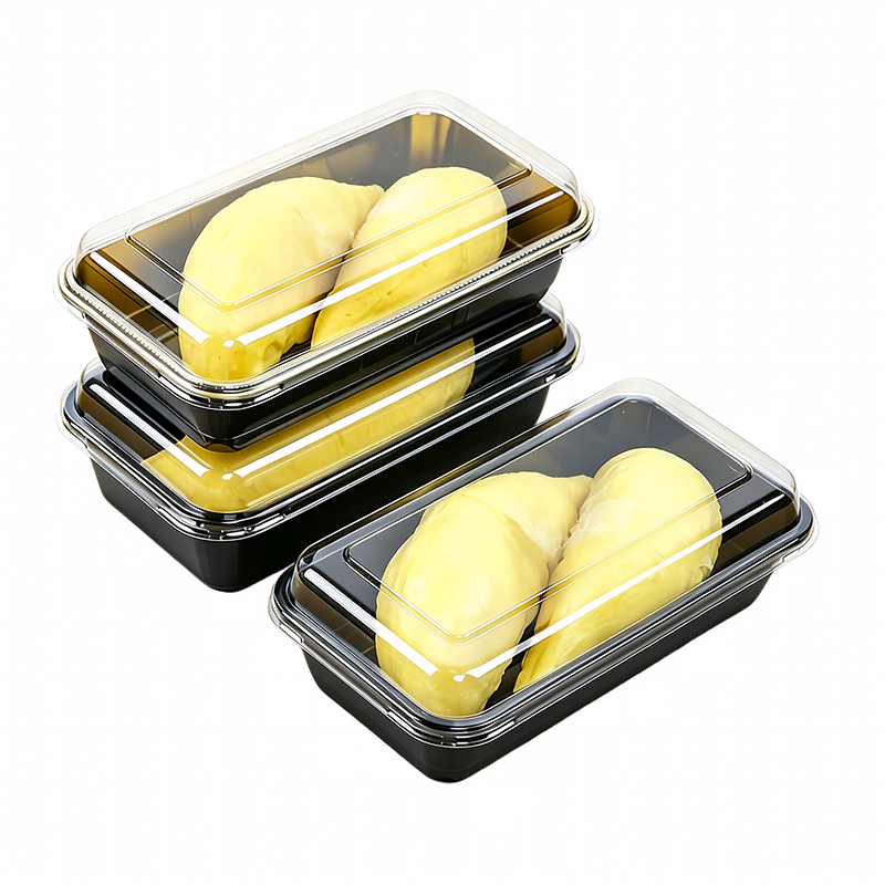 Wholesale Lidded PET Durian Tray