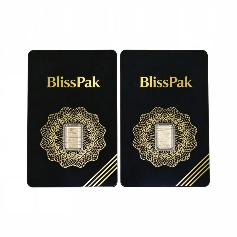 Custom PET Gold Bar Blister Packaging 