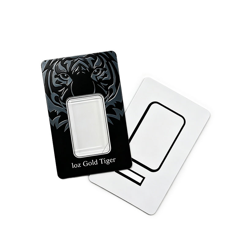 Clear Silver Bar Display Blister