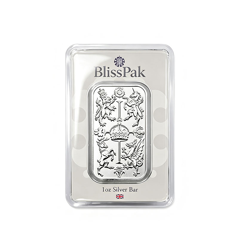 Custom Silver Bullion Bar Blister Packaging