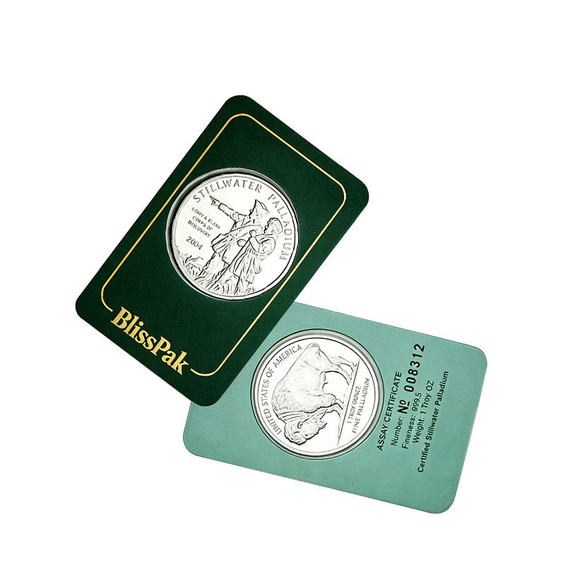 Silver Commemorative Coin Blister Card