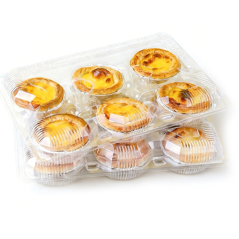 Custom Egg Tart Plastic Packaging Tray